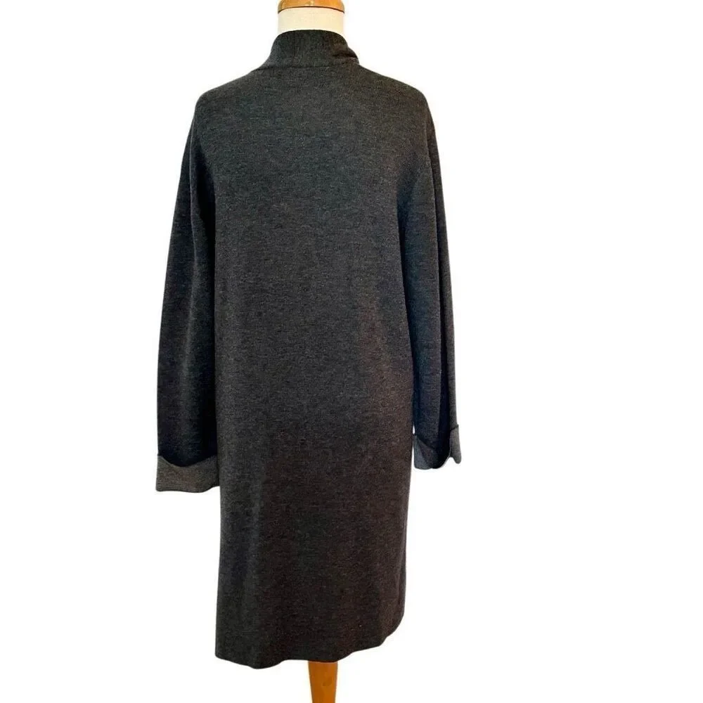 REPEAT Silver Edition Open Front Long Cardigan